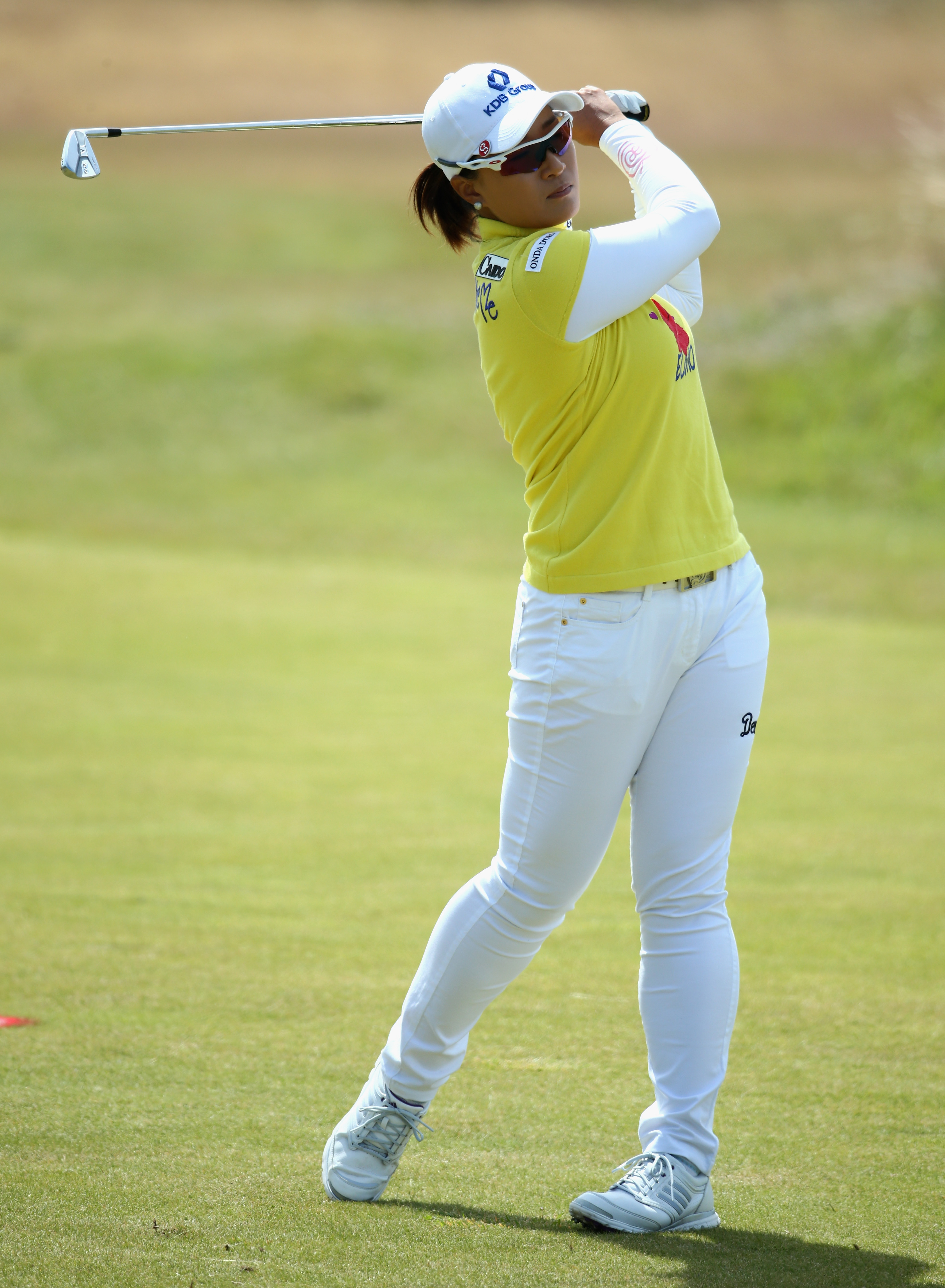 LPGA Golfer Seri Pak Swinging a Golf Club