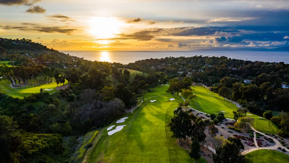 aerial view of Palos Verdes Golf Club
